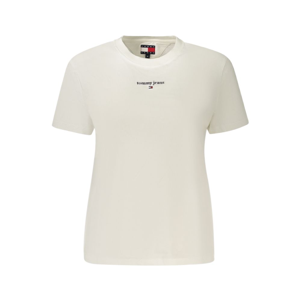 Tommy Hilfiger Bianco Cotton Damen T-Shirt