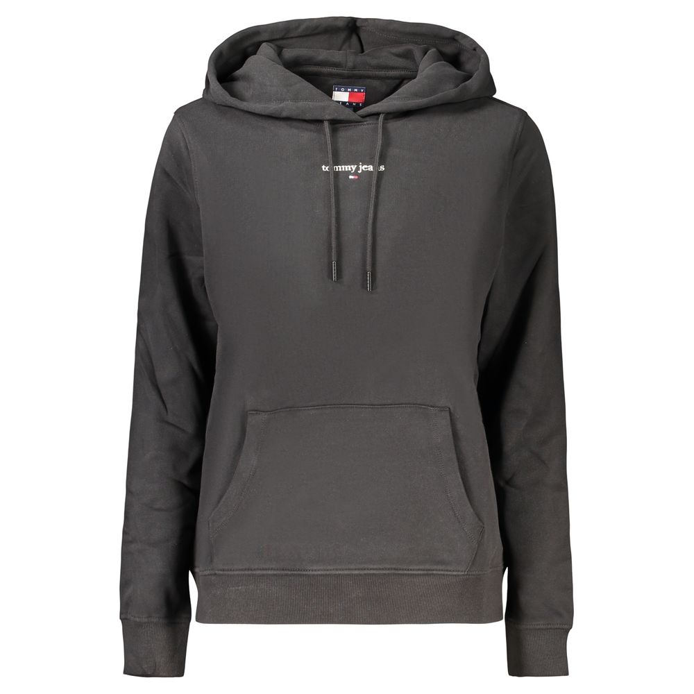 Tommy Hilfiger Schwarzer Baumwoll-Sweatshirt