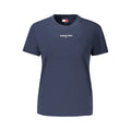 Tommy Hilfiger Blaues Baumwoll-T-Shirt für Damen