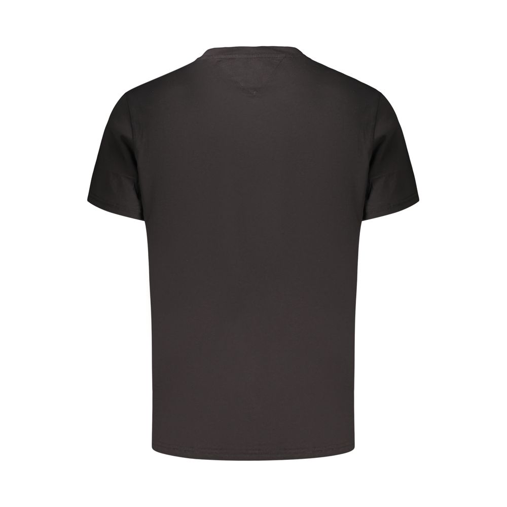 Tommy Hilfiger Schwarzes Baumwoll-T-Shirt für Herren