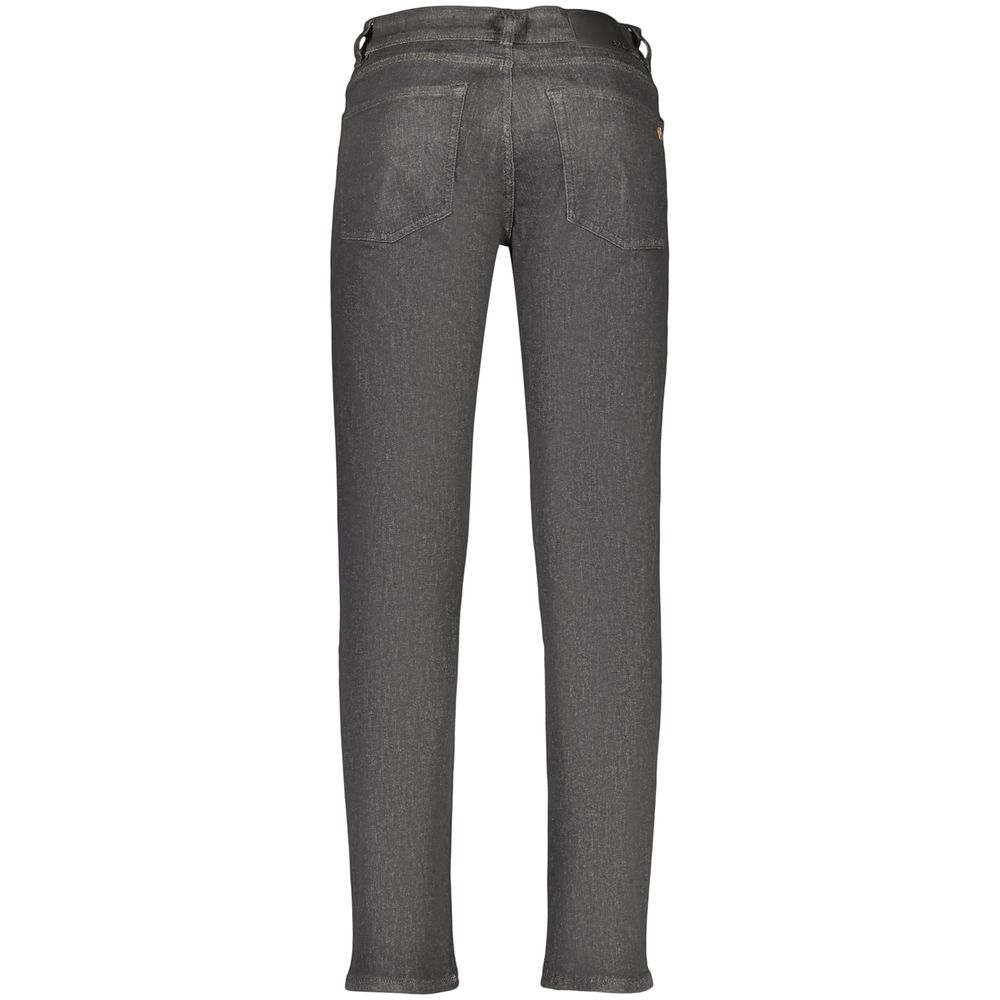 Hugo Boss Schwarze Herrenjeans aus Baumwolle