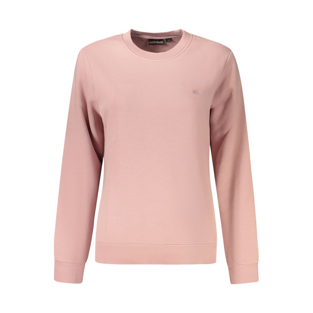 Napapijri Pink Cotton Sweatshirt