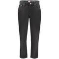 Tommy Hilfiger Schwarze Mom Jeans aus Baumwolle