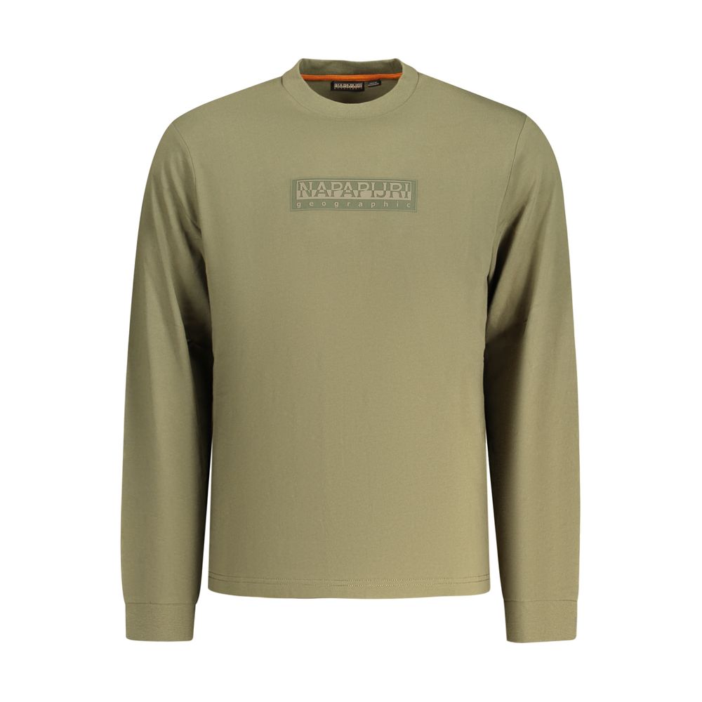 Napapijri Grünes Baumwoll-T-Shirt