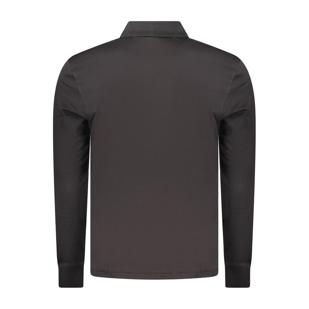 Hugo Boss Schwarzes Baumwoll-Poloshirt
