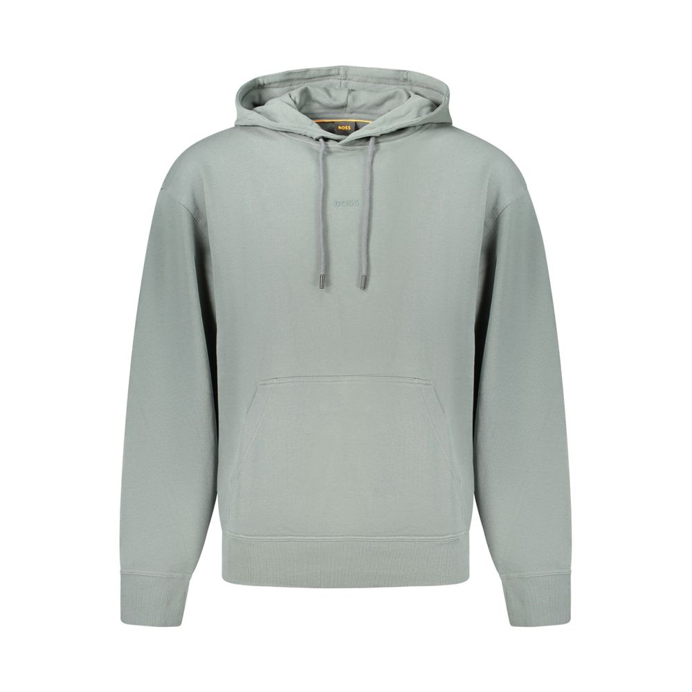 Hugo Boss Grüner Baumwoll-Sweatshirt
