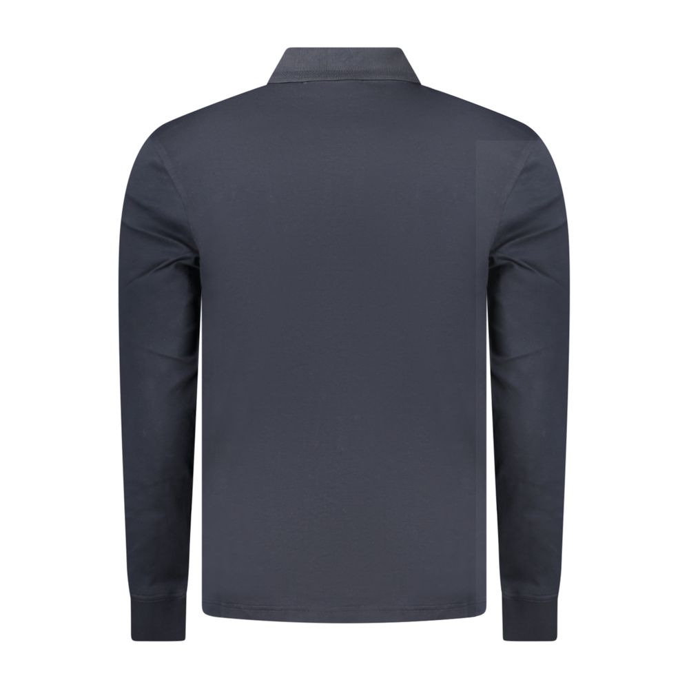 Hugo Boss Blaues Baumwoll-Polohemd