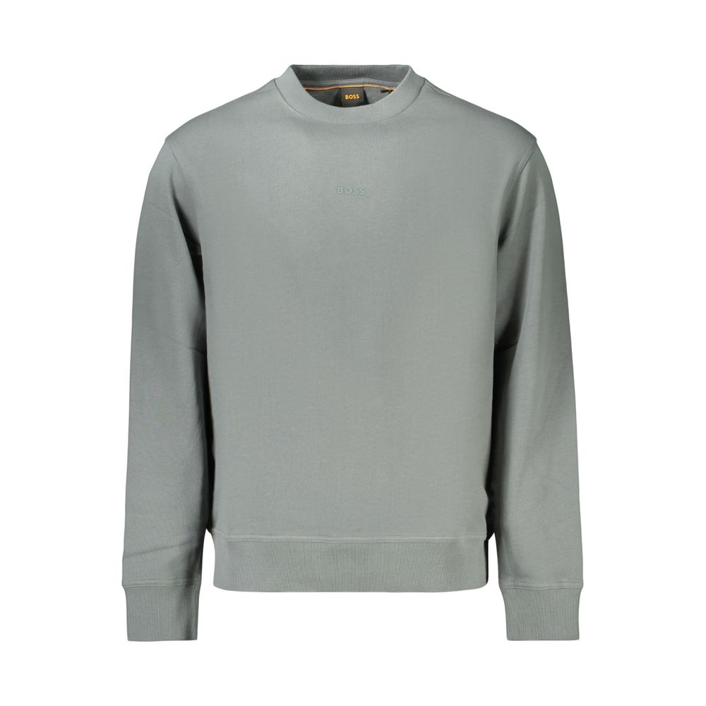 Hugo Boss Grüner Baumwoll-Sweatshirt