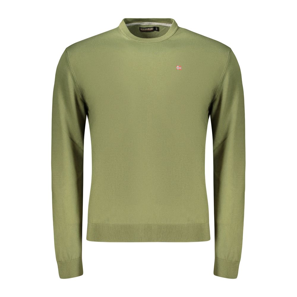 Napapijri Grüner Baumwoll-Sweatshirt