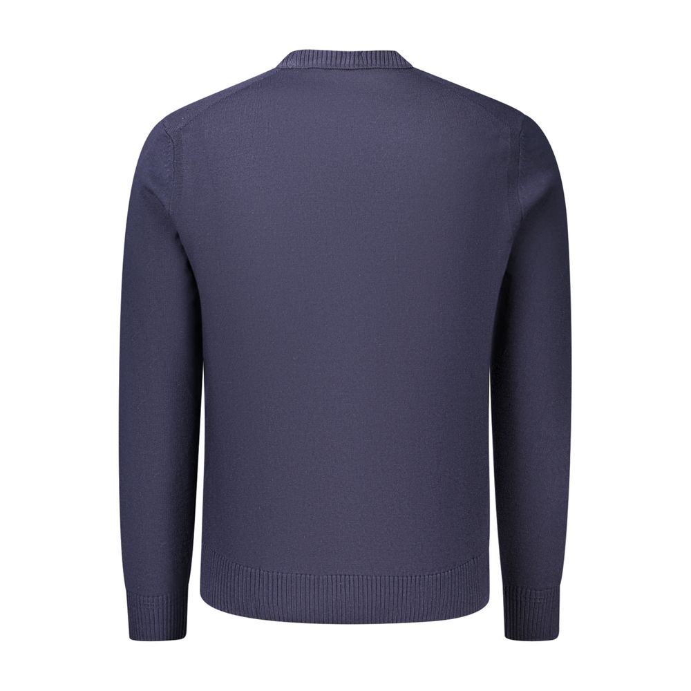 Hugo Boss Blauer Wollpullover