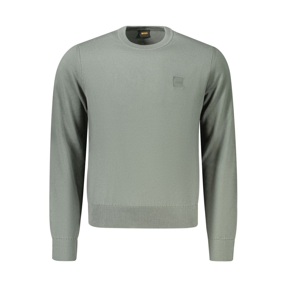 Hugo Boss Grüner Baumwoll-Sweatshirt