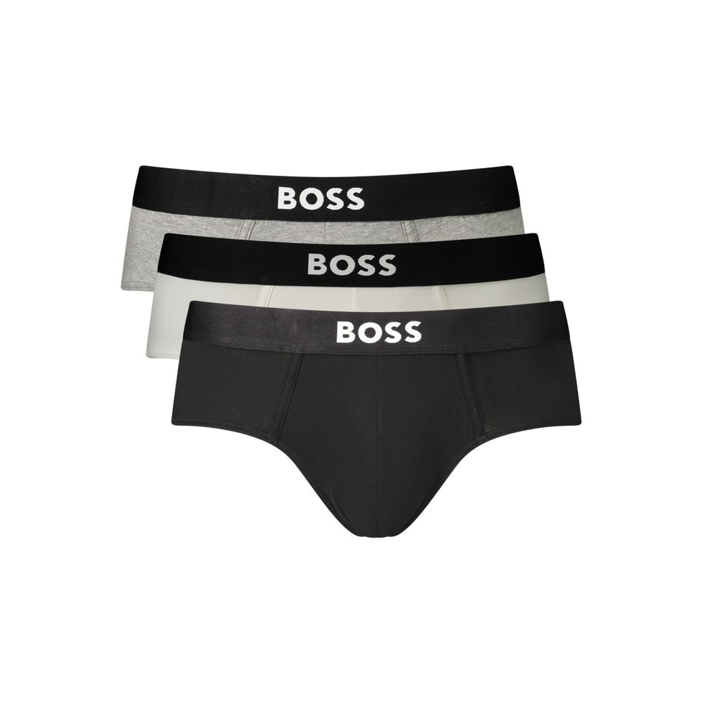 Hugo Boss Schwarze Baumwoll-Slips