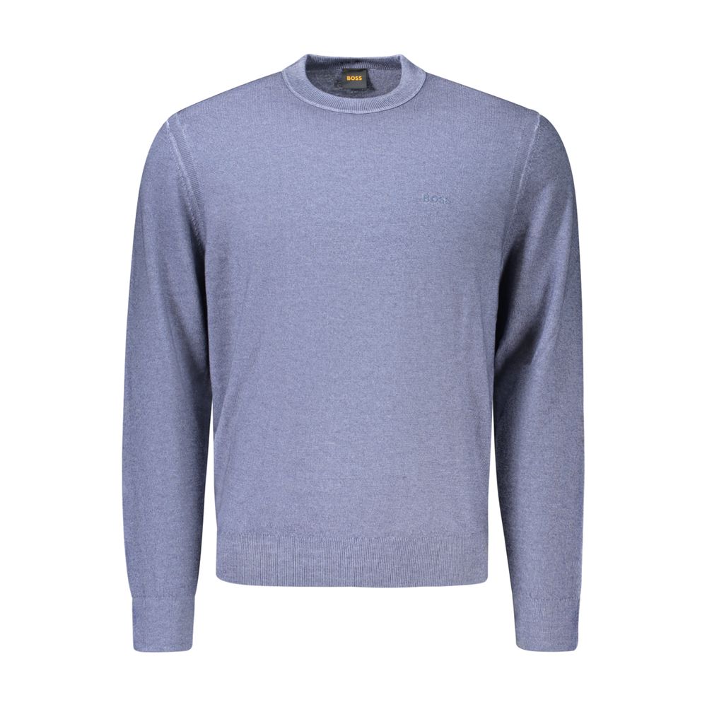 Hugo Boss Blauer Wollpullover