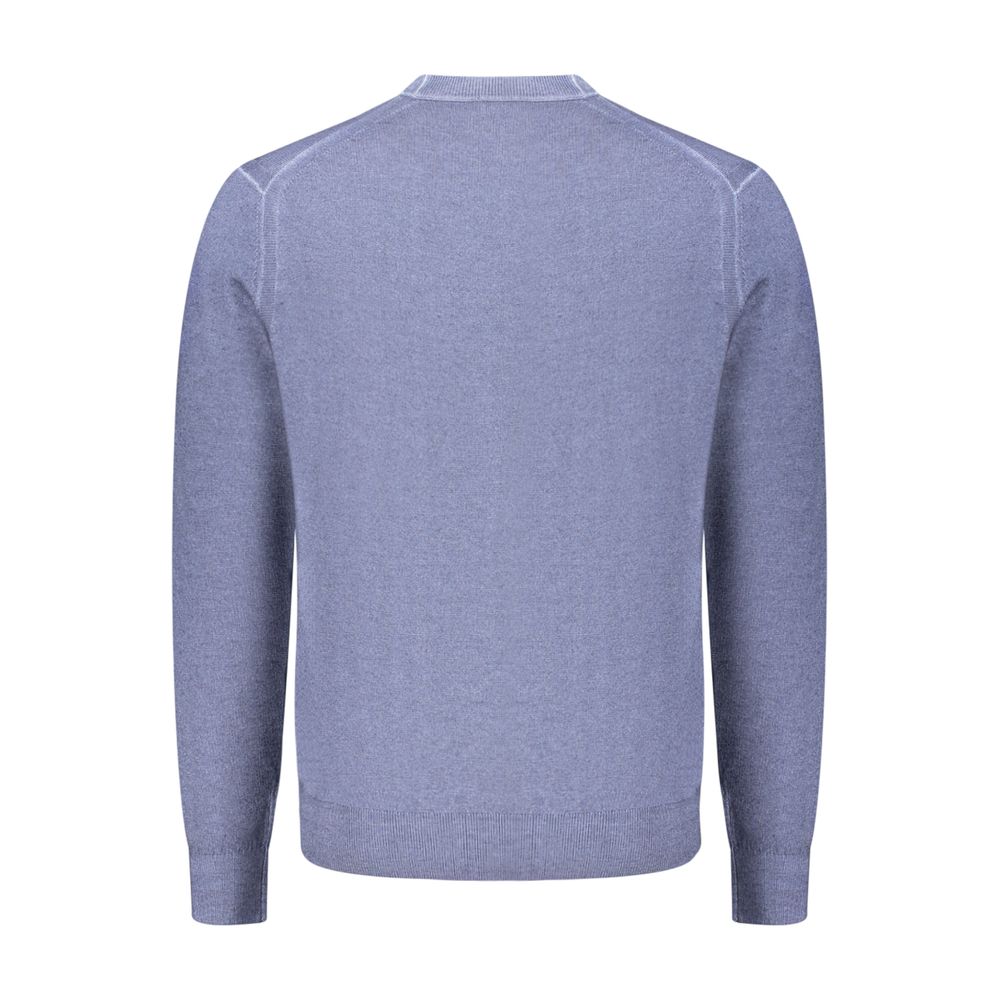 Hugo Boss Blauer Wollpullover