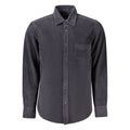 Hugo Boss Blaues Baumwollhemd