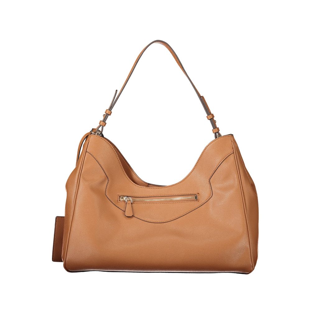 Guess Jeans Braune Handtasche aus Polyethylen