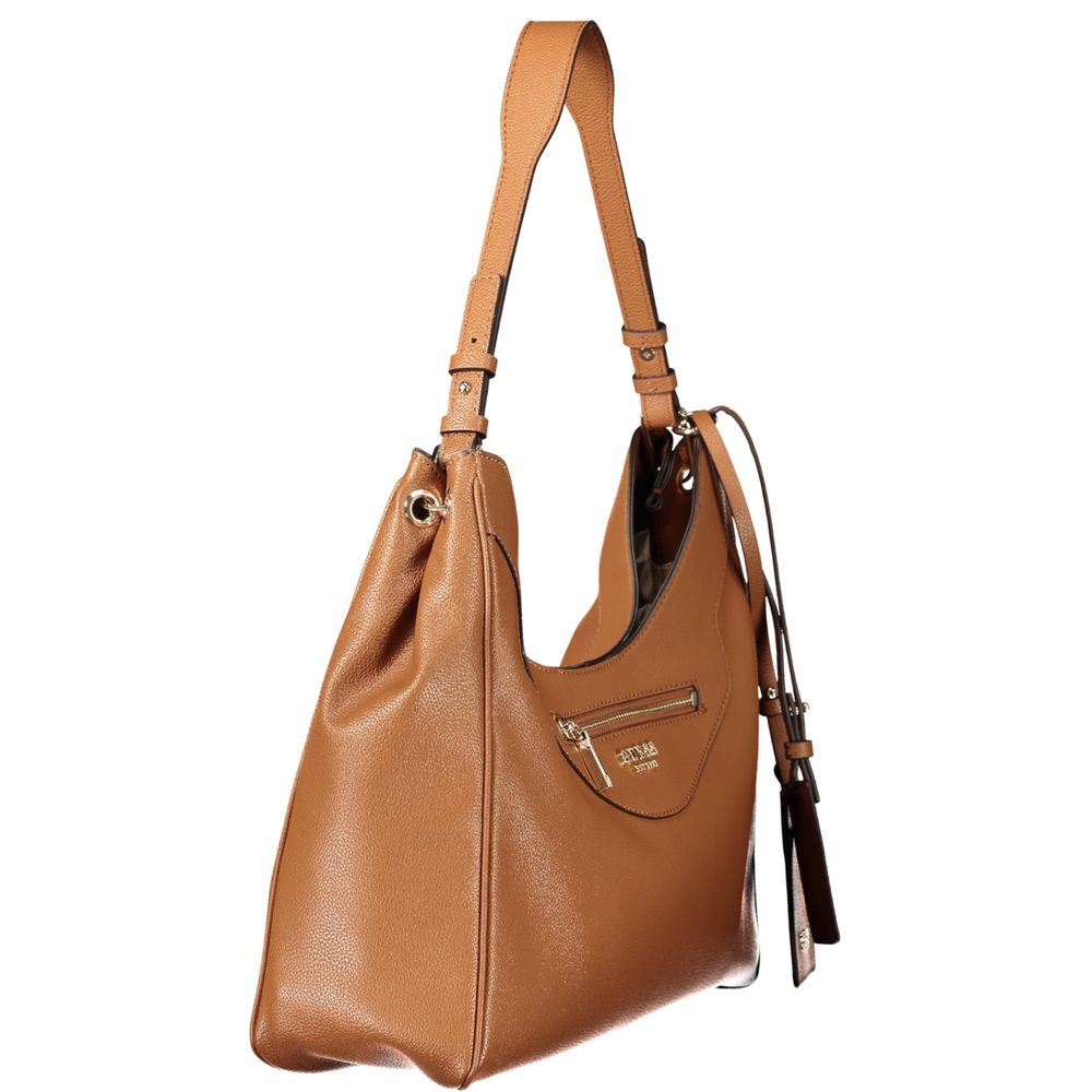 Guess Jeans Braune Handtasche aus Polyethylen