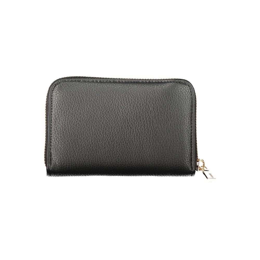Guess Jeans Schwarzes Portemonnaie aus Polyethylen