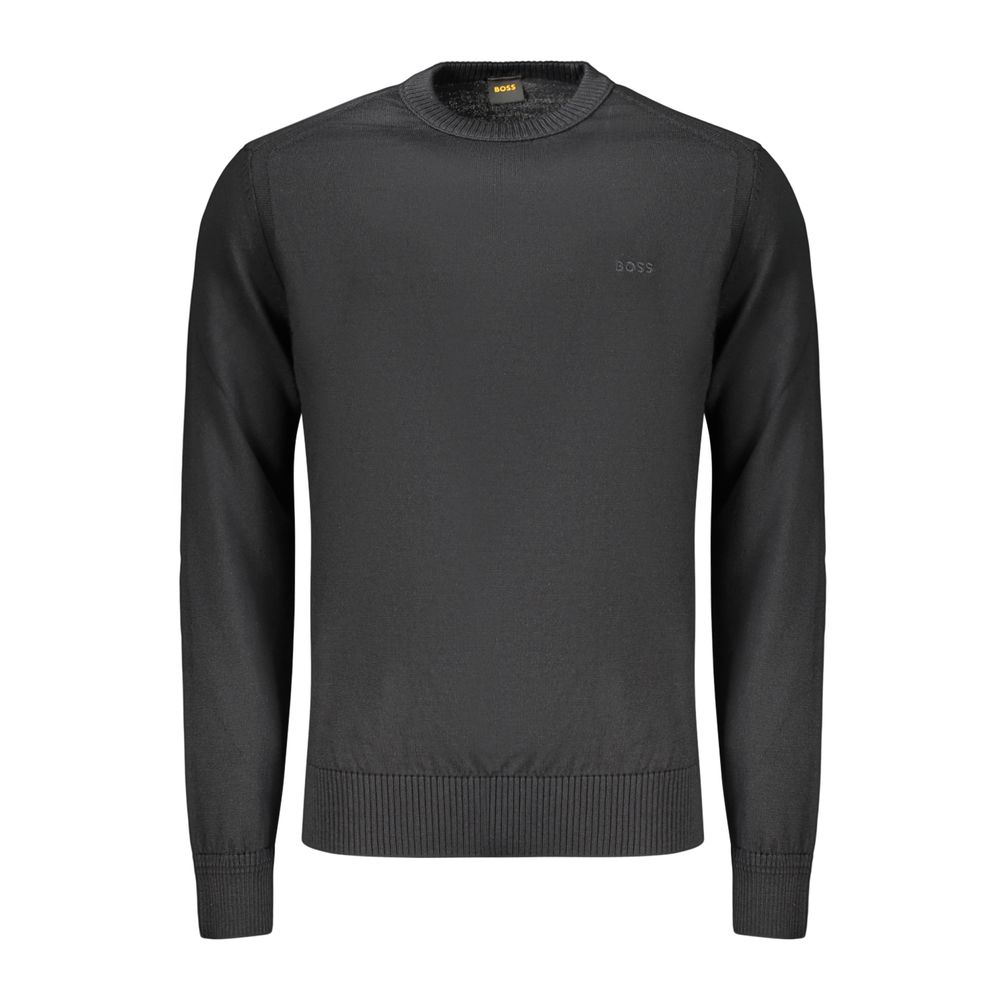 Hugo Boss Schwarzer Wollpullover