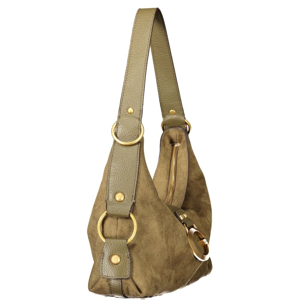 Guess Jeans Grüne Polyethylen-Handtasche