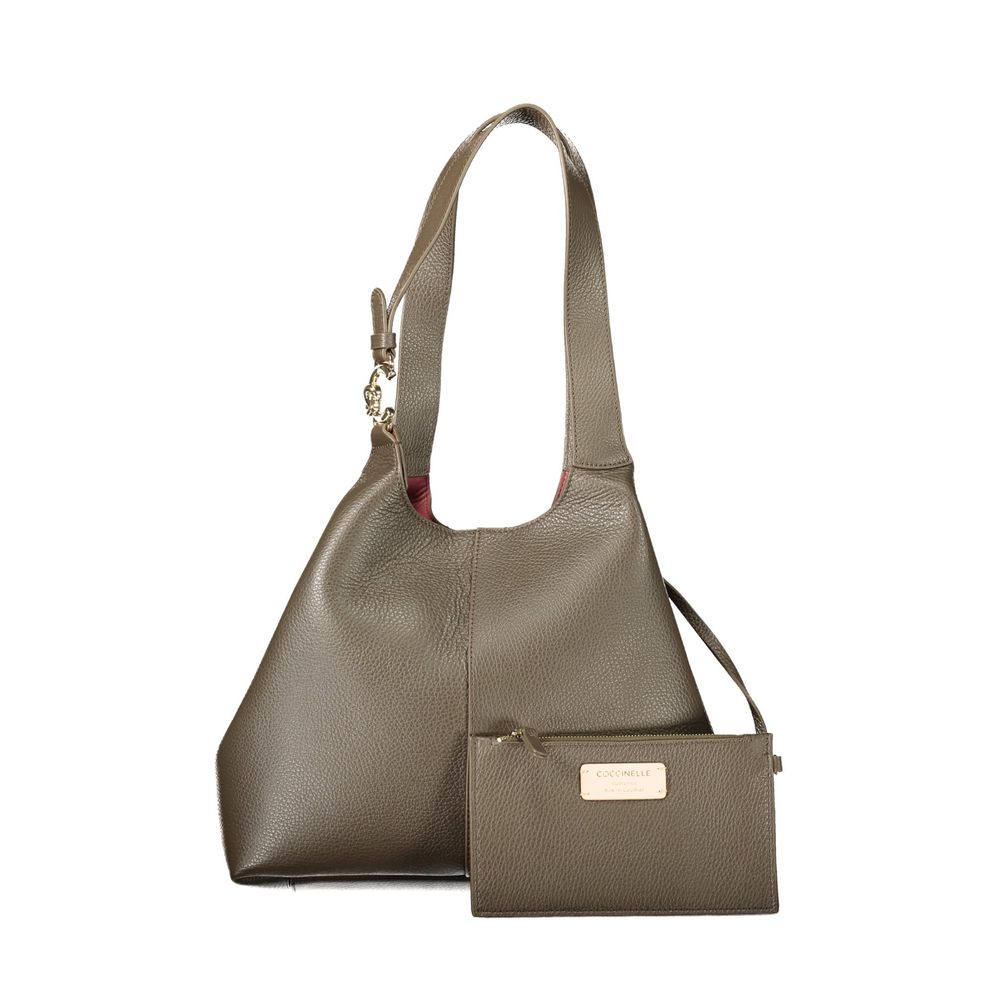 Coccinelle Braune Lederhandtasche