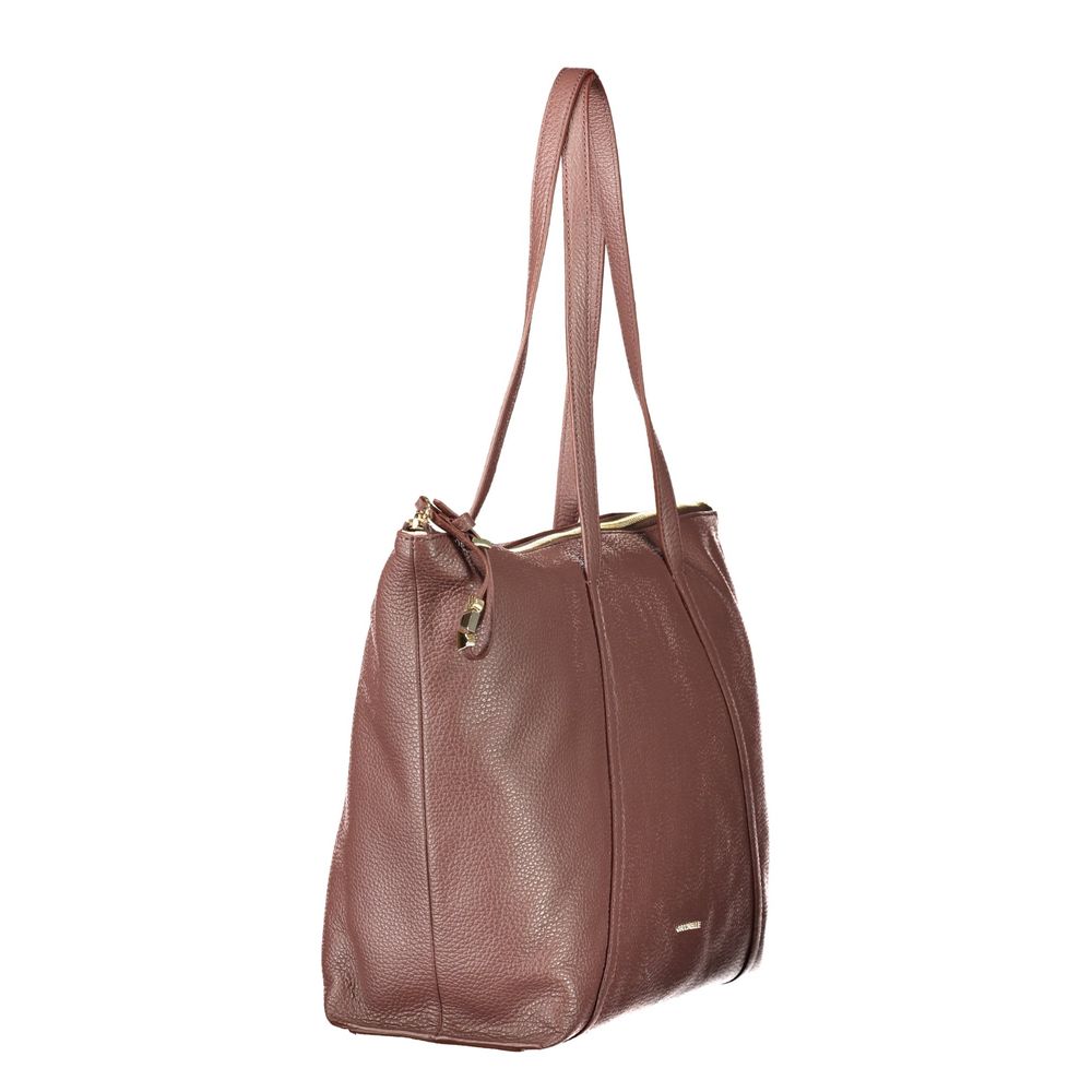 Coccinelle Braune Lederhandtasche