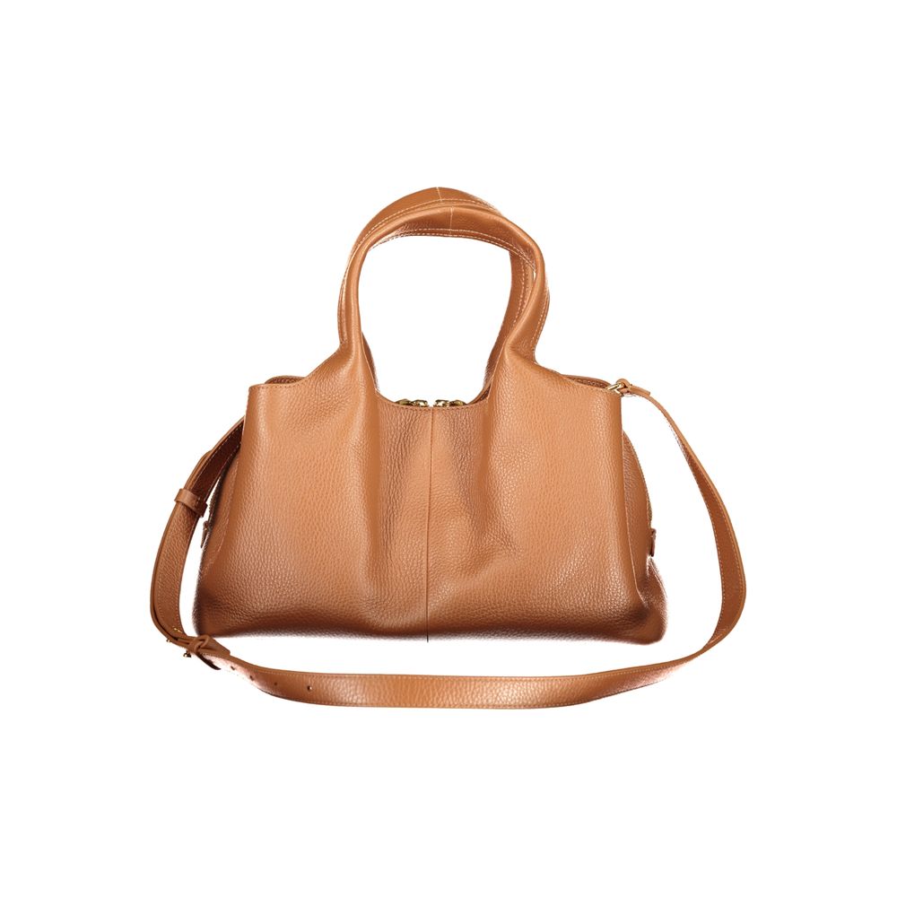 Coccinelle Braune Lederhandtasche