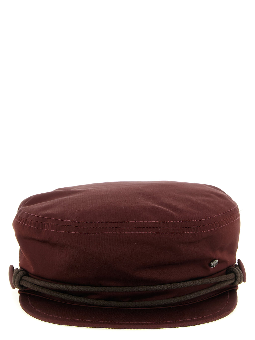 Maison Michel Bordeaux Polyester Fatcap Hut