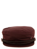 Maison Michel Bordeaux Polyester Fatcap Hut