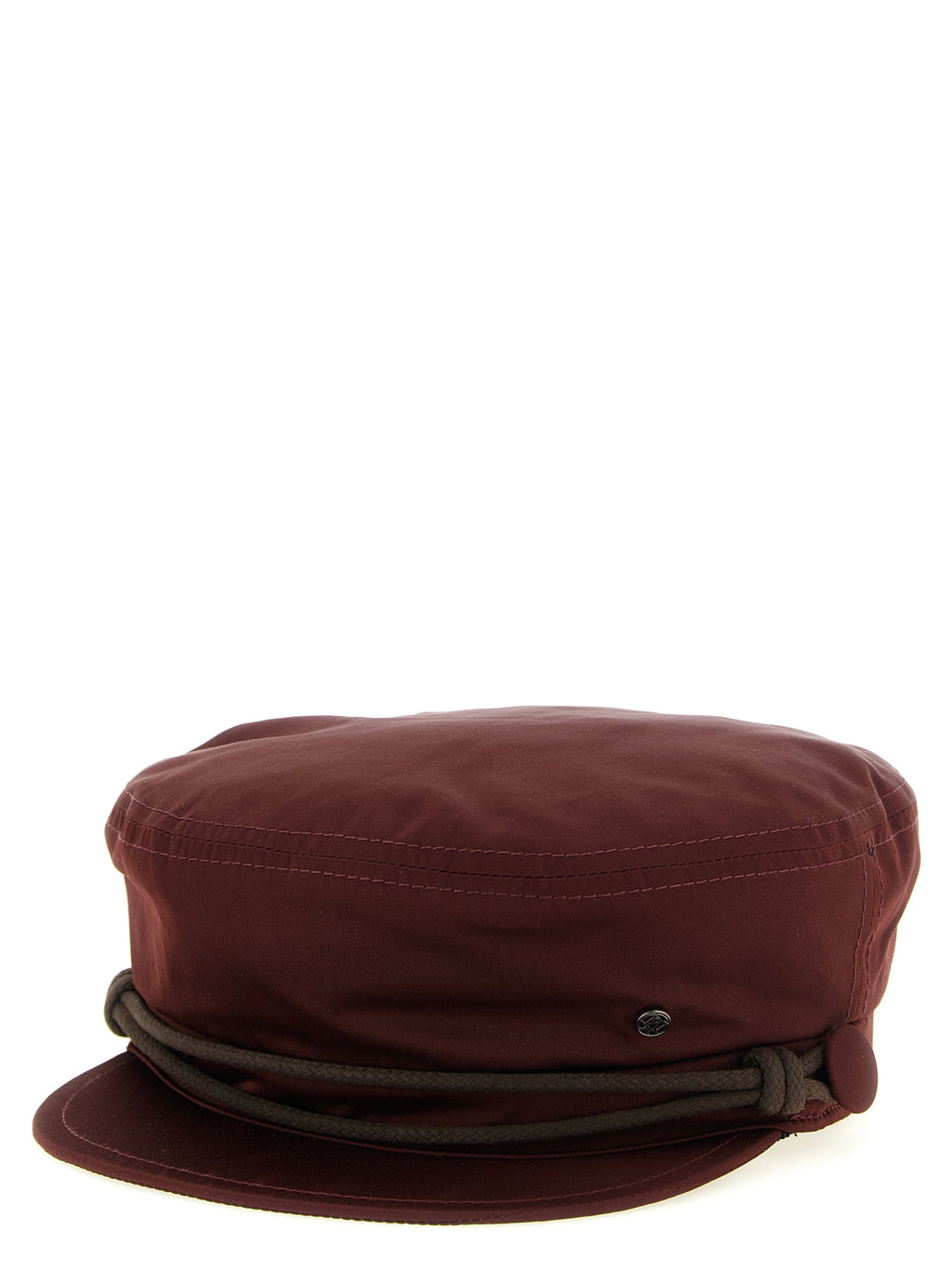 Maison Michel Bordeaux Polyester Fatcap Hut