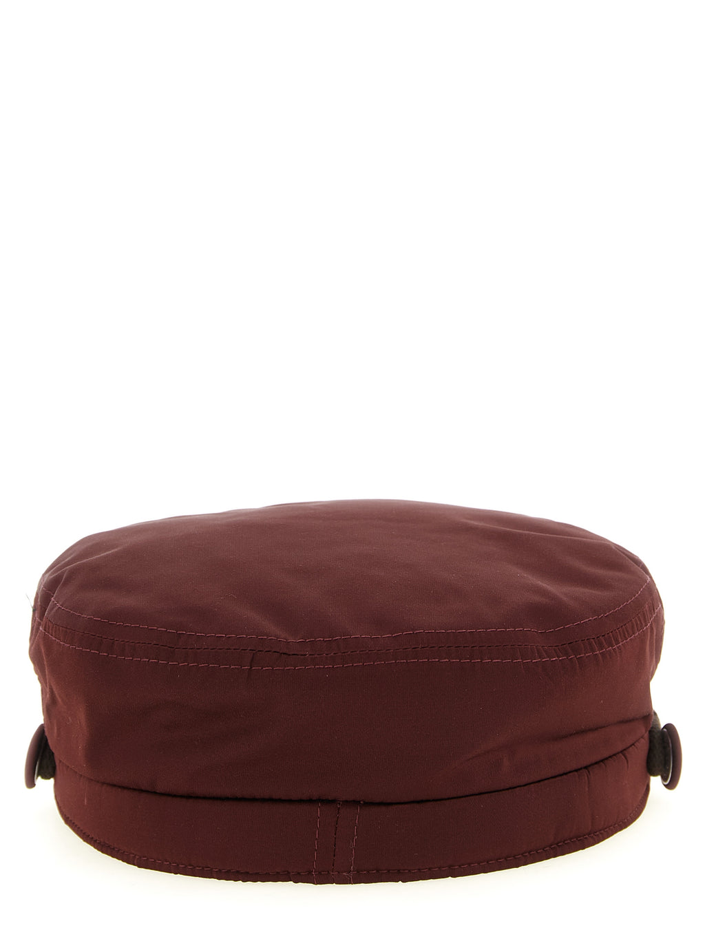 Maison Michel Bordeaux Polyester Fatcap Hut