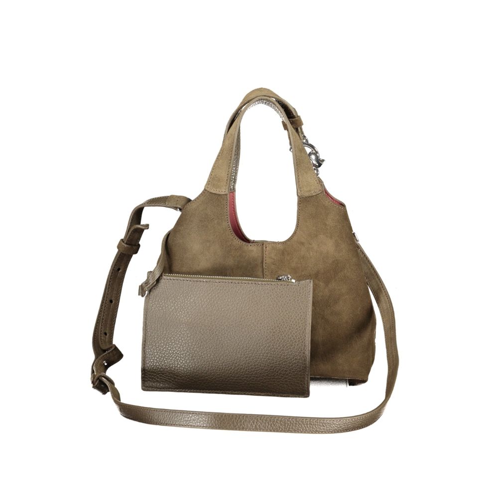 Coccinelle Braune Lederhandtasche