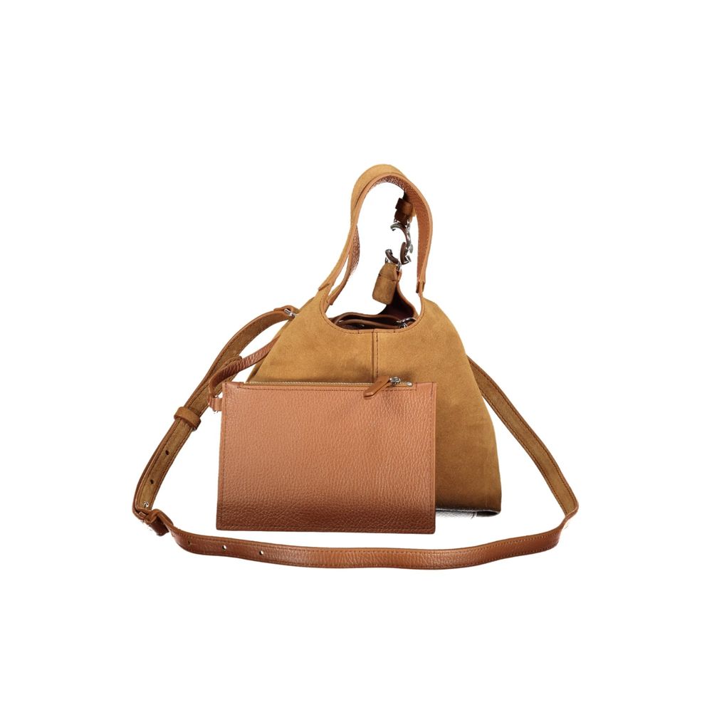 Coccinelle Braune Lederhandtasche