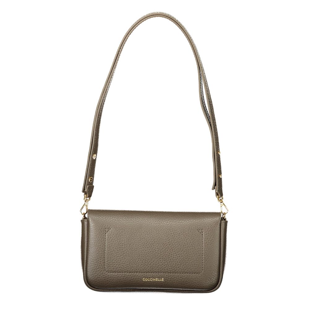 Coccinelle Braune Lederhandtasche