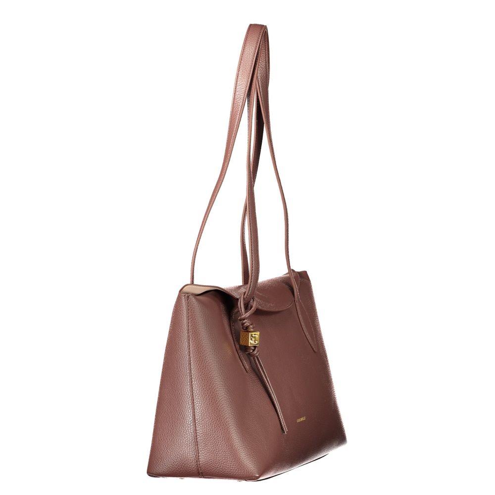 Coccinelle Braune Lederhandtasche