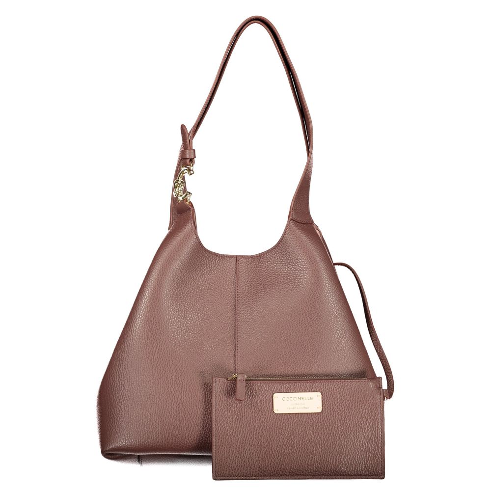 Coccinelle Braune Lederhandtasche