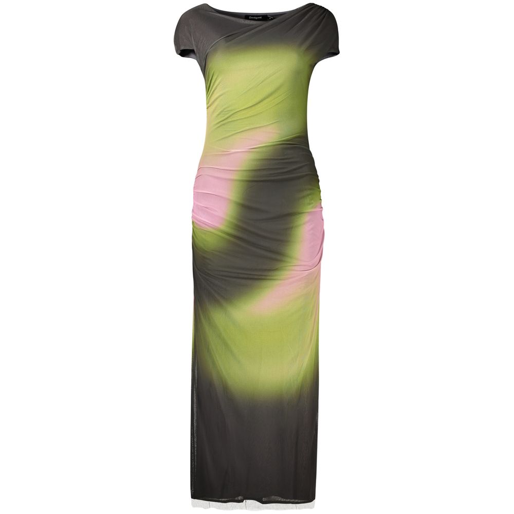 Desigual Grünes Freizeitkleid aus Polyester