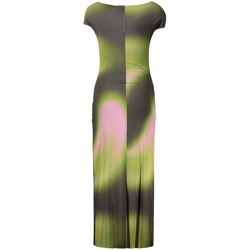 Desigual Grünes Freizeitkleid aus Polyester