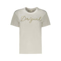 Desigual Weißes Baumwoll-T-Shirt