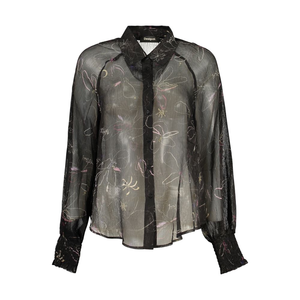 Desigual Schwarze Bluse aus Polyester
