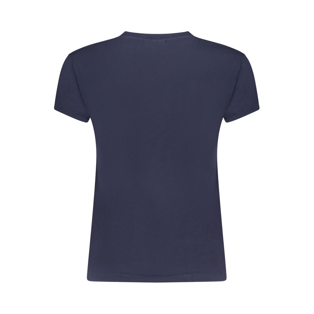 Desigual Blaues Baumwoll-T-Shirt