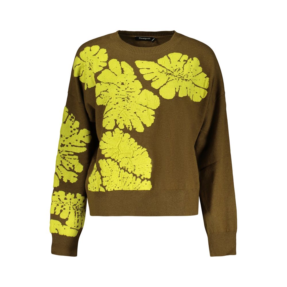 Desigual Grüner Wollpullover