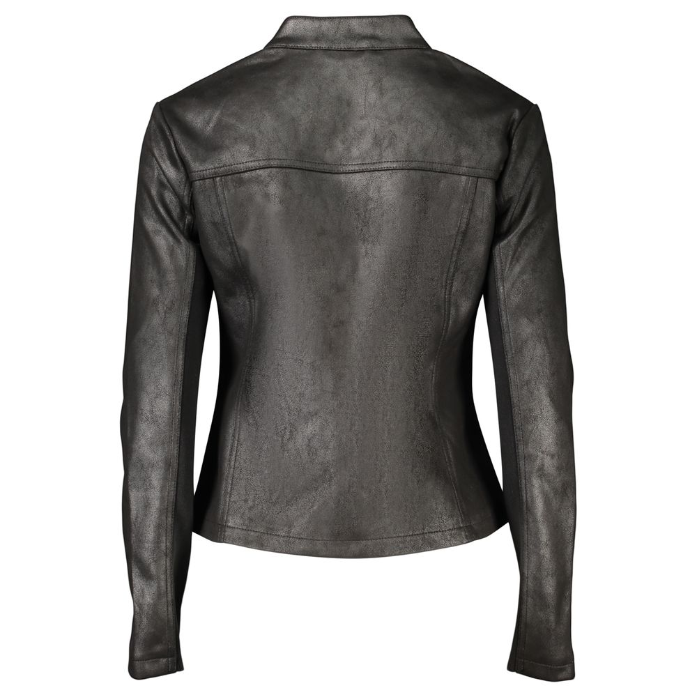 Desigual Schwarze Bikerjacke aus Polyester