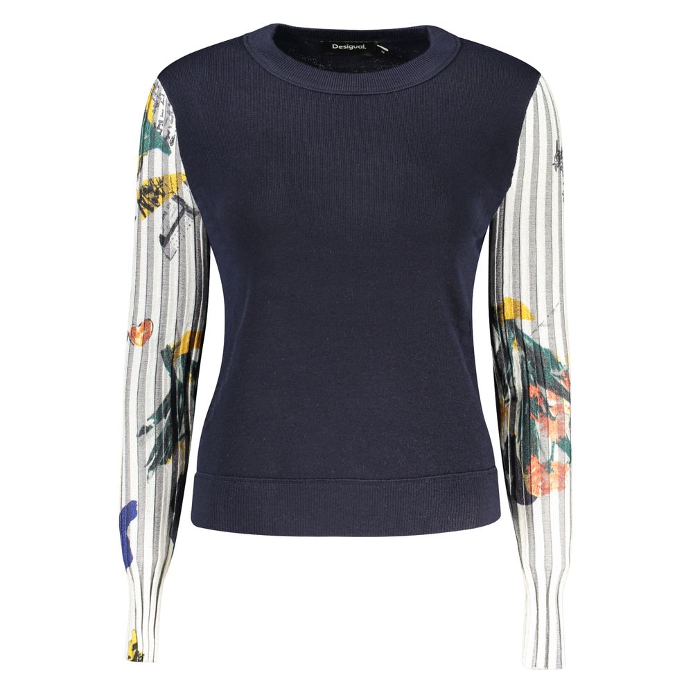 Desigual Blauer Wollpullover