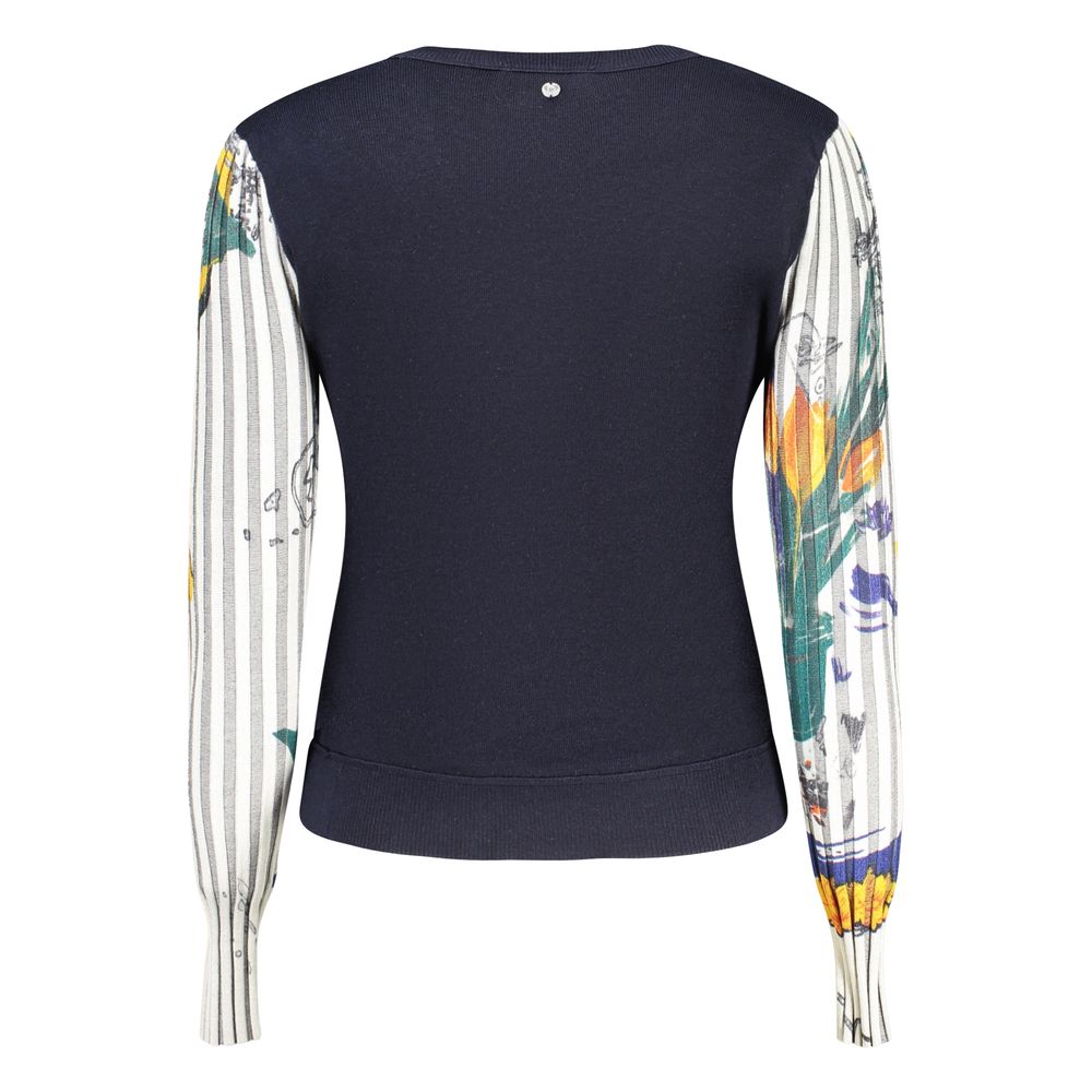 Desigual Blauer Wollpullover