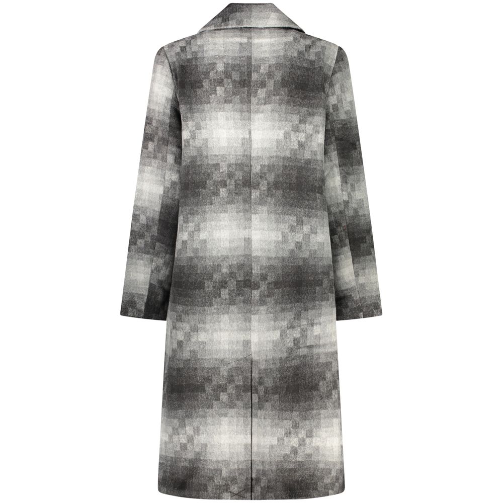 Desigual Grauer Wollmantel