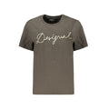Desigual Graues Baumwoll-T-Shirt