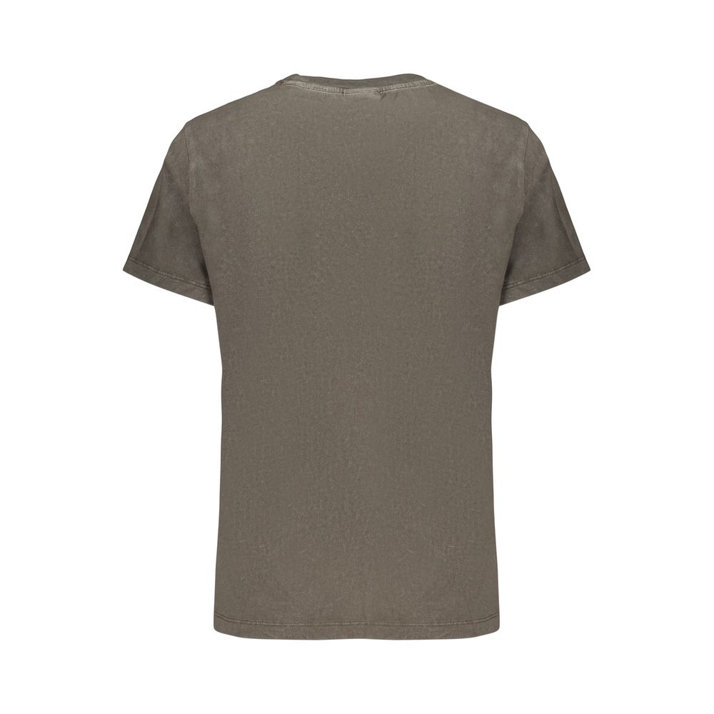 Desigual Graues Baumwoll-T-Shirt