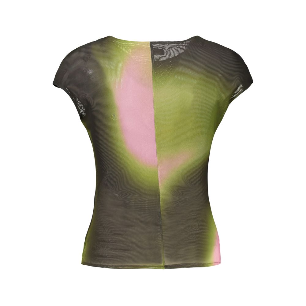 Desigual Grünes T-Shirt aus Polyester