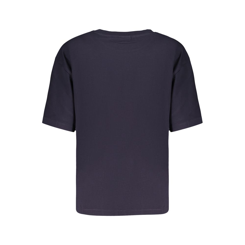 Desigual Blaues Baumwoll-T-Shirt